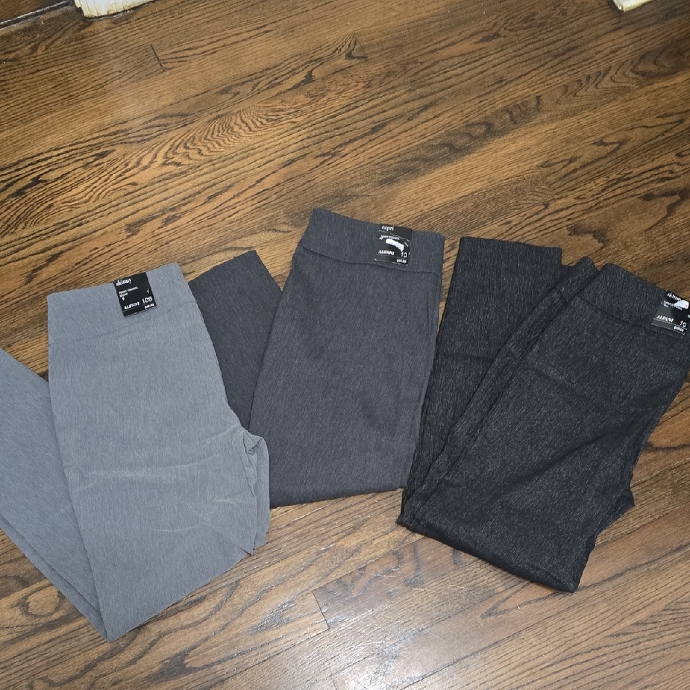 Alfani Dark Gray Skinny Leggings